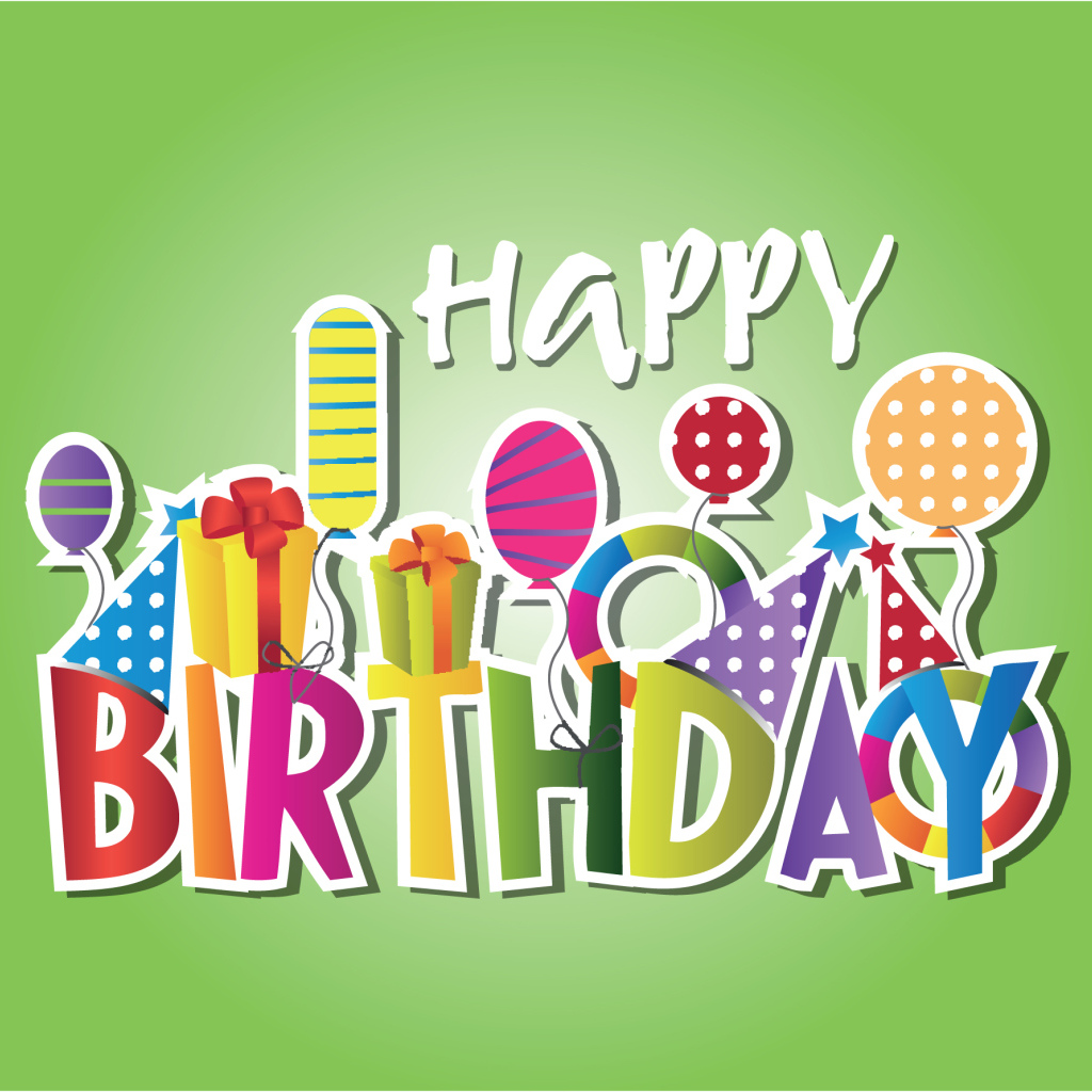 Весёлая картинка на день рождения