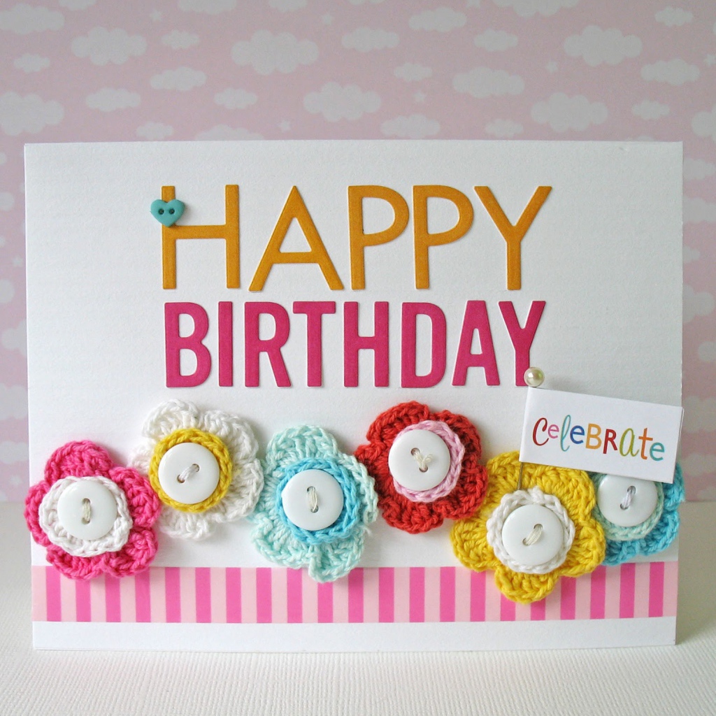 Сладкая открытка на день рождения