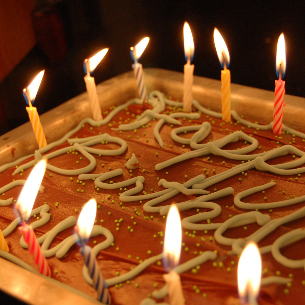 Вкусный пирог на день рождения