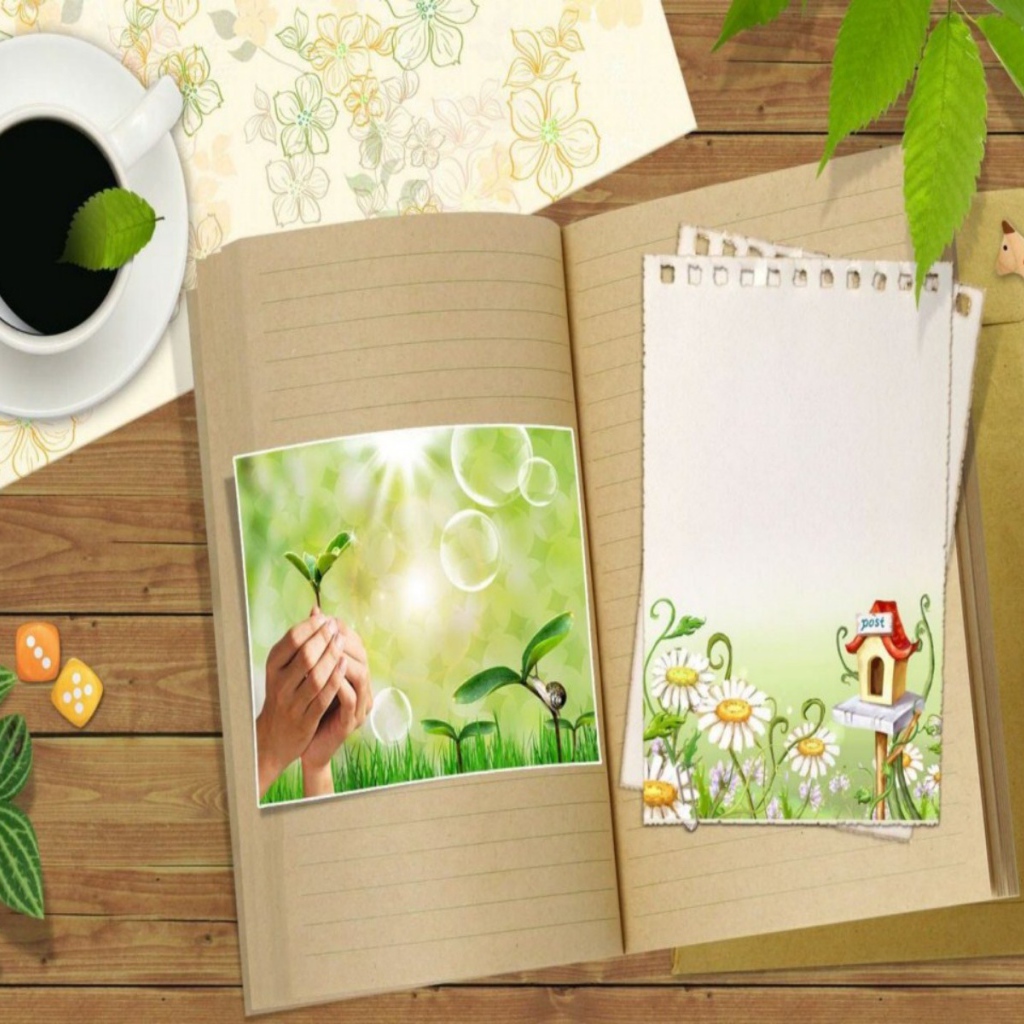 Вегетарианская открытка на день рождения