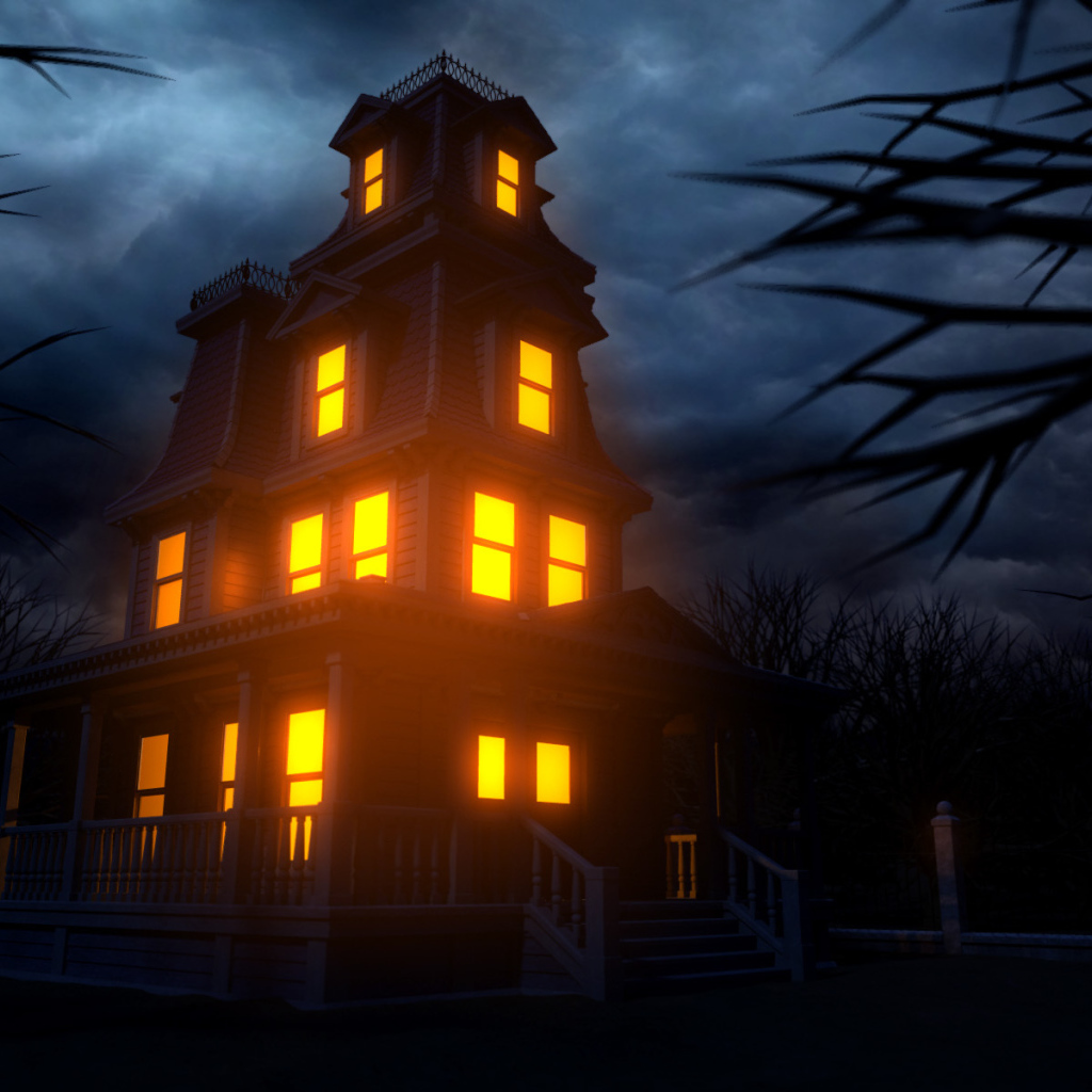 Хэллоуин дом с привидениями