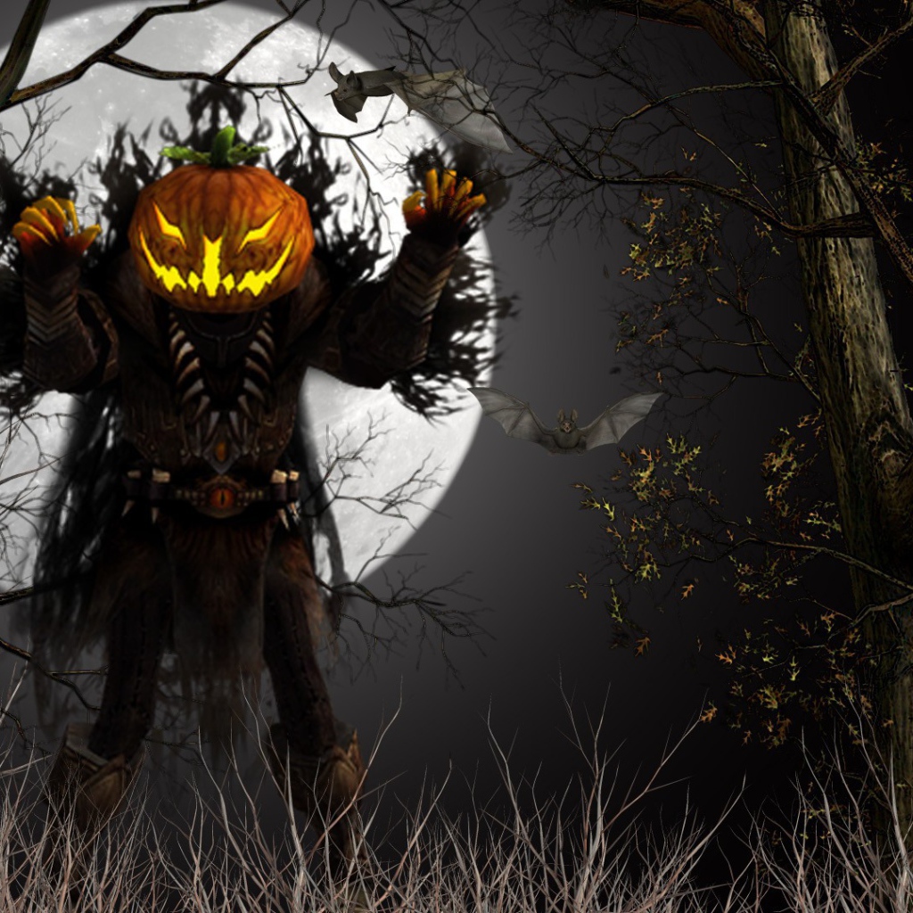 Хэллоуин призрак из тыквы