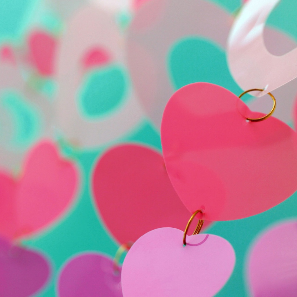 Гирлянда из сердечек