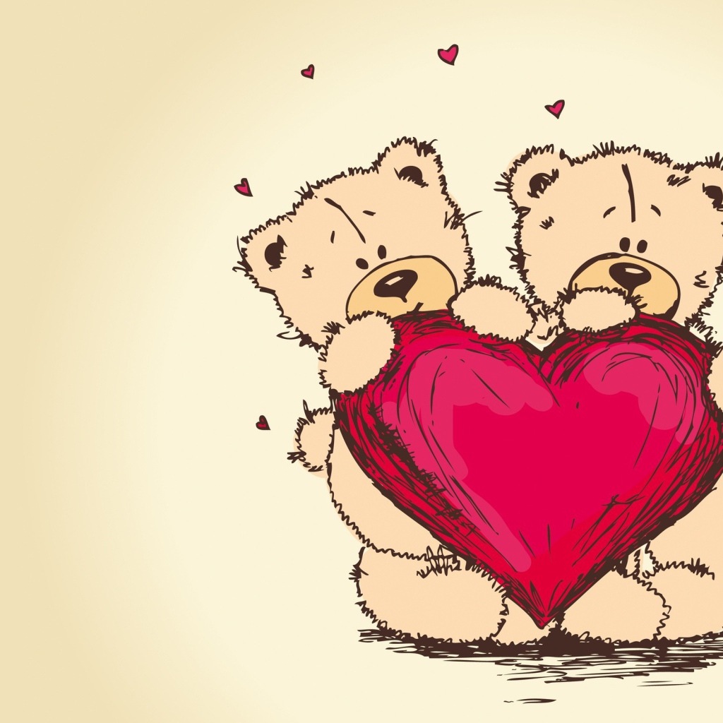 Влюбленные медвежата