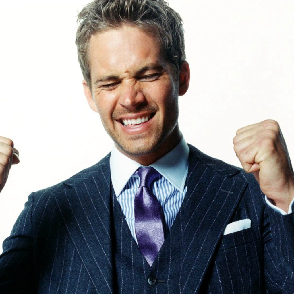 Пол Уокер очень счастлив