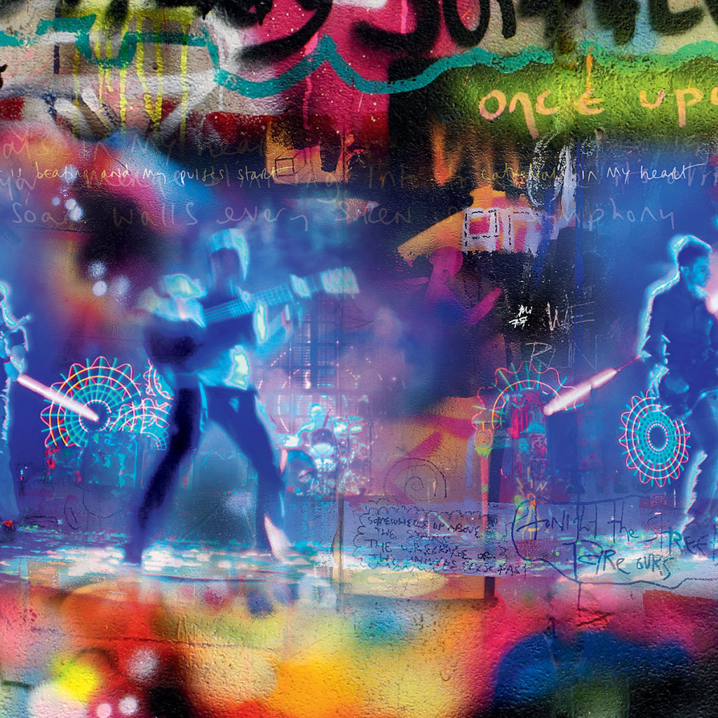 Coldplay стиле граффити