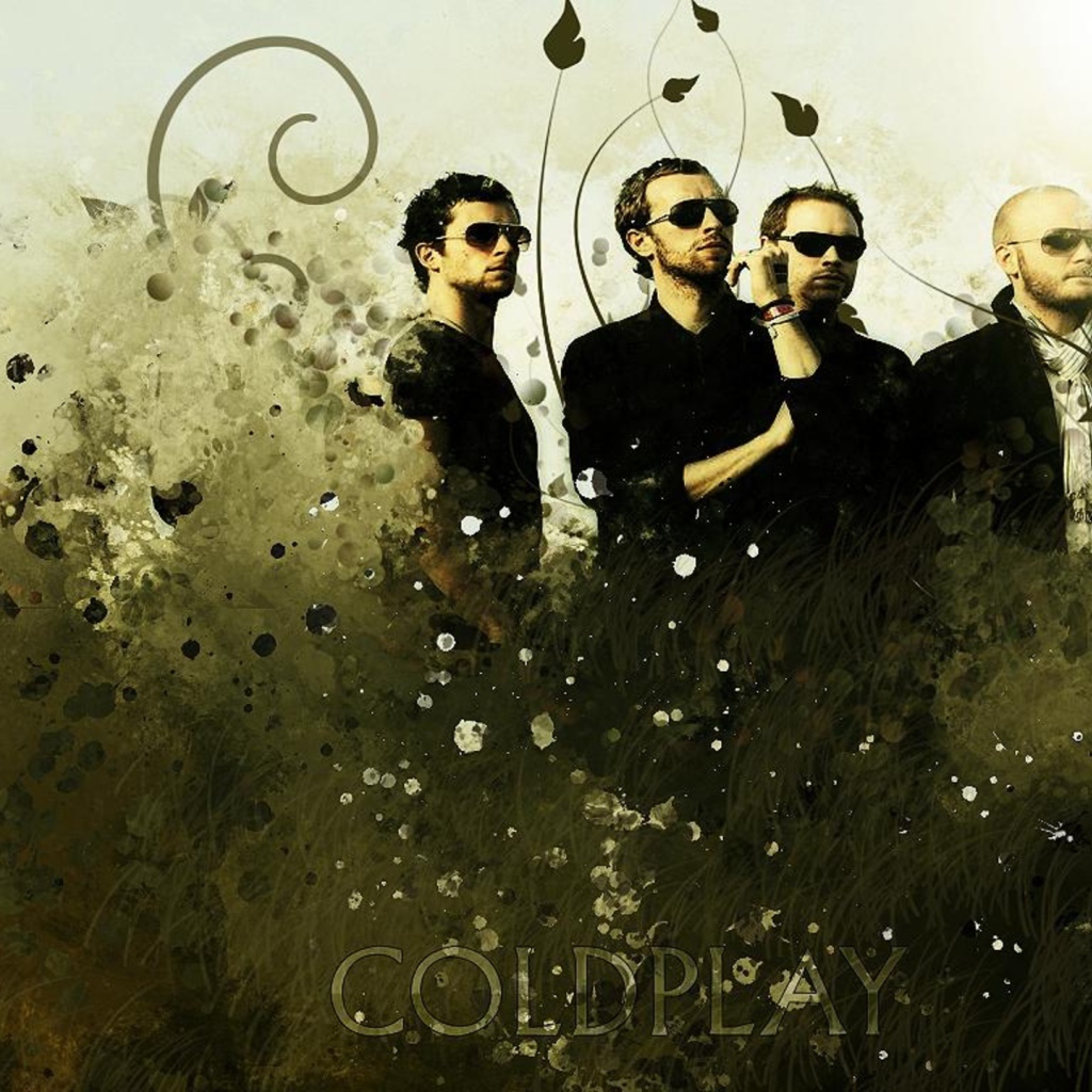 Coldplay в зеленом саду