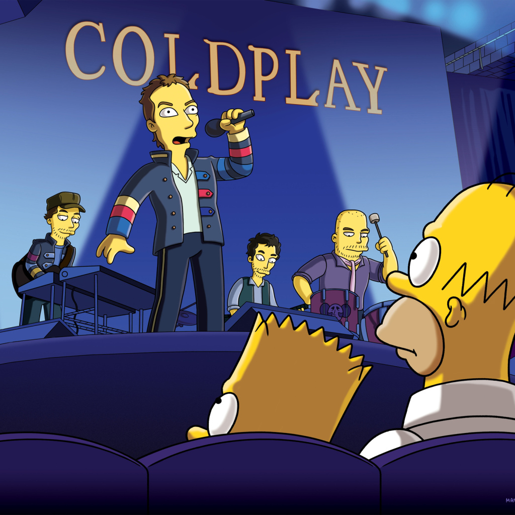 Coldplay в Симпсонах