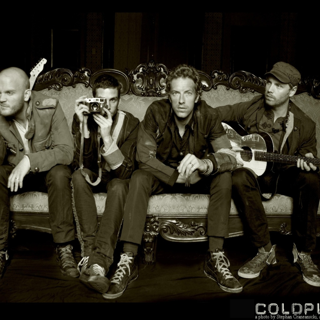 Coldplay ретро картина