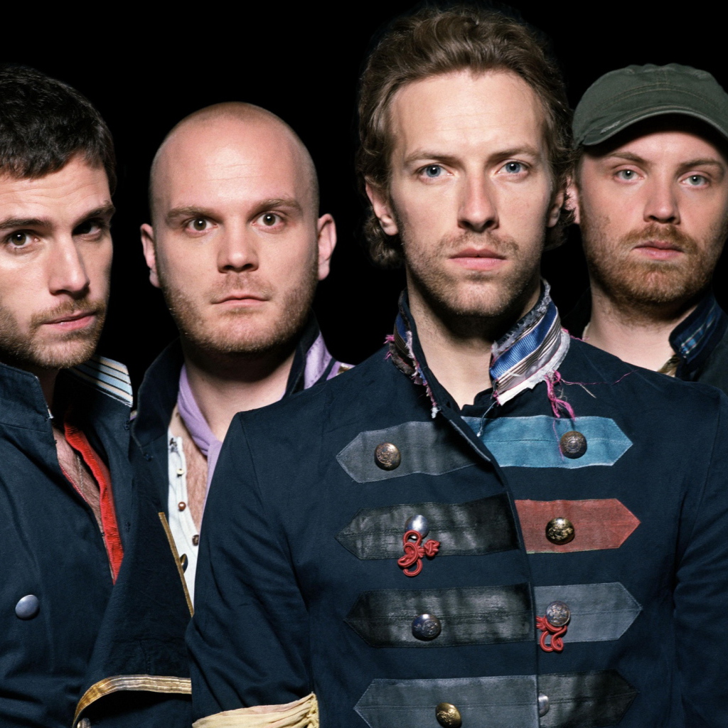 Coldplay группа крупным планом