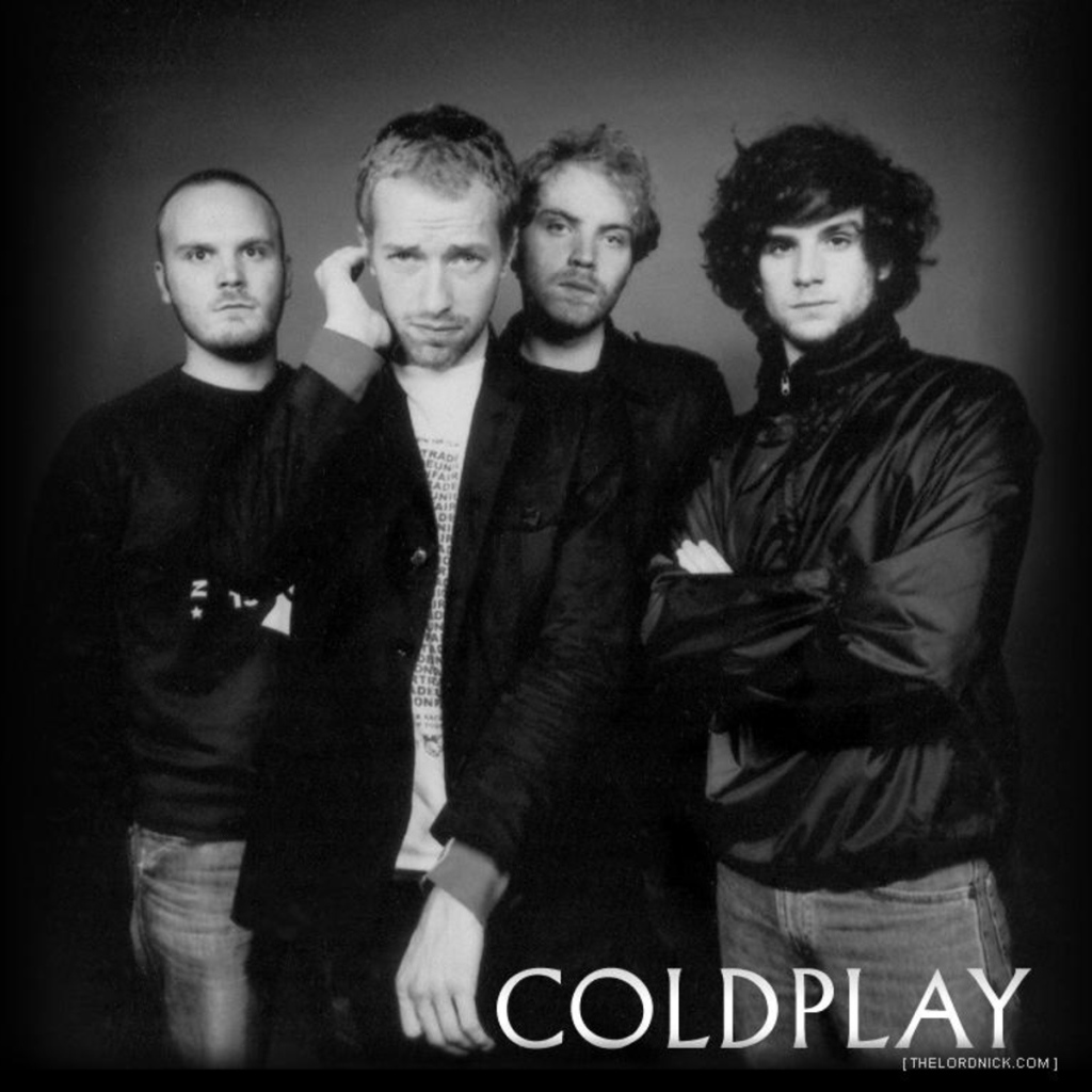 Coldplay группа в черном