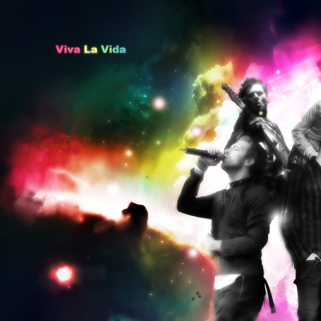 Coldplay группа в огнях