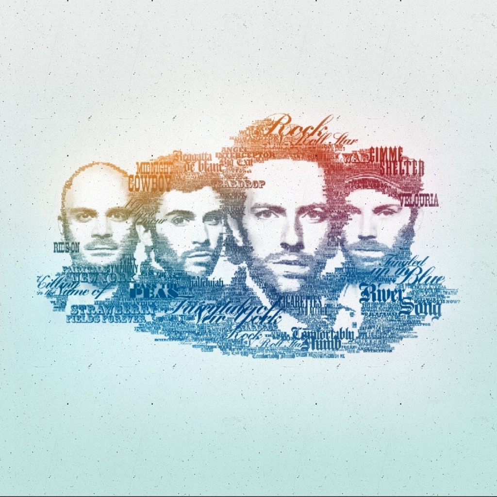 Coldplay рисунок в HD