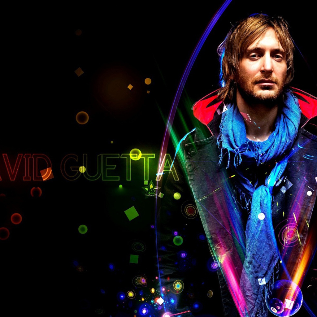 David Guetta на красивом фоне