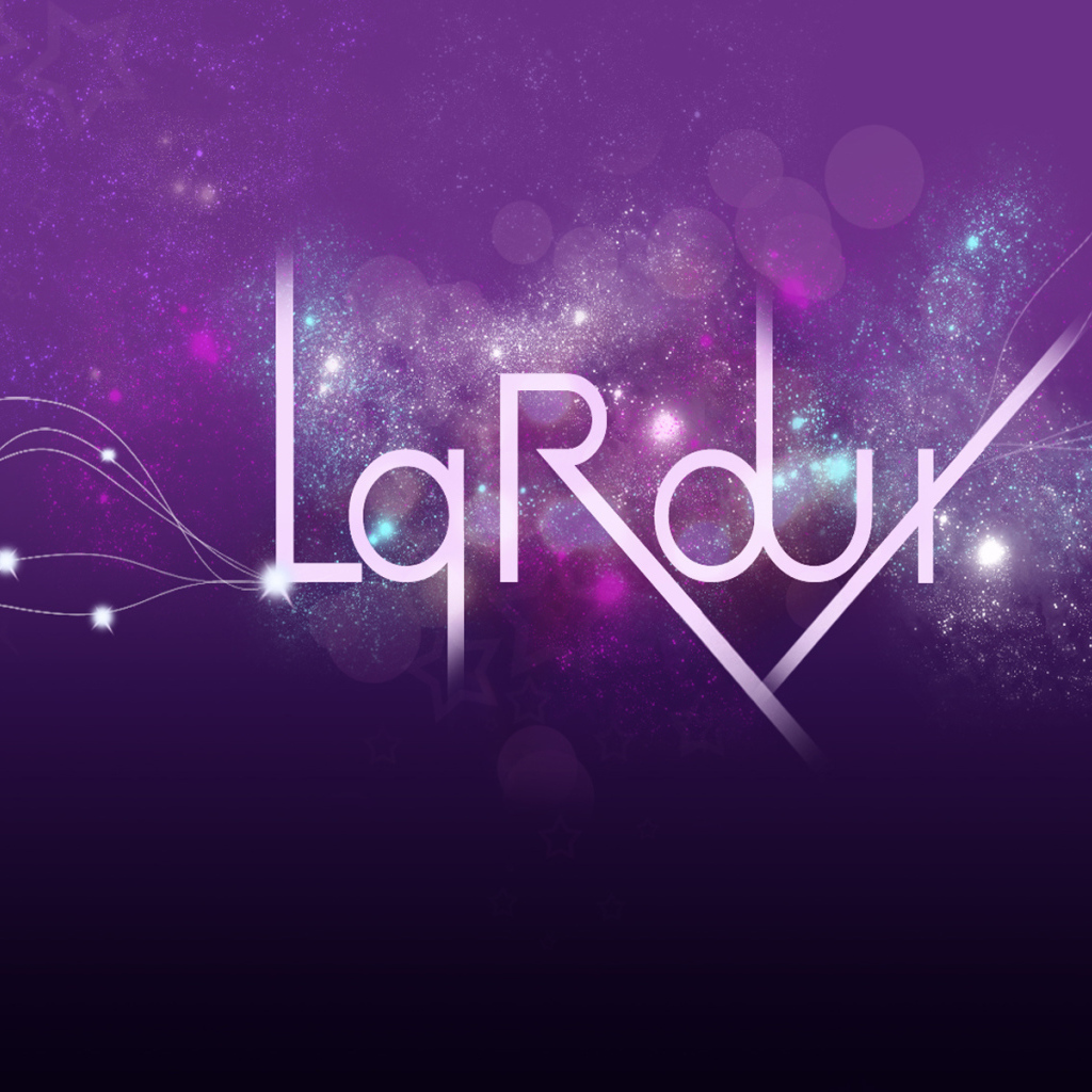 La Roux фиолетовая картина