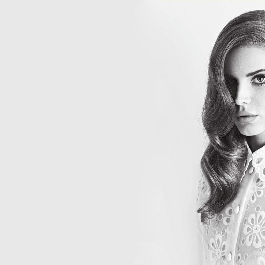 Lana Del Rey белая картинка