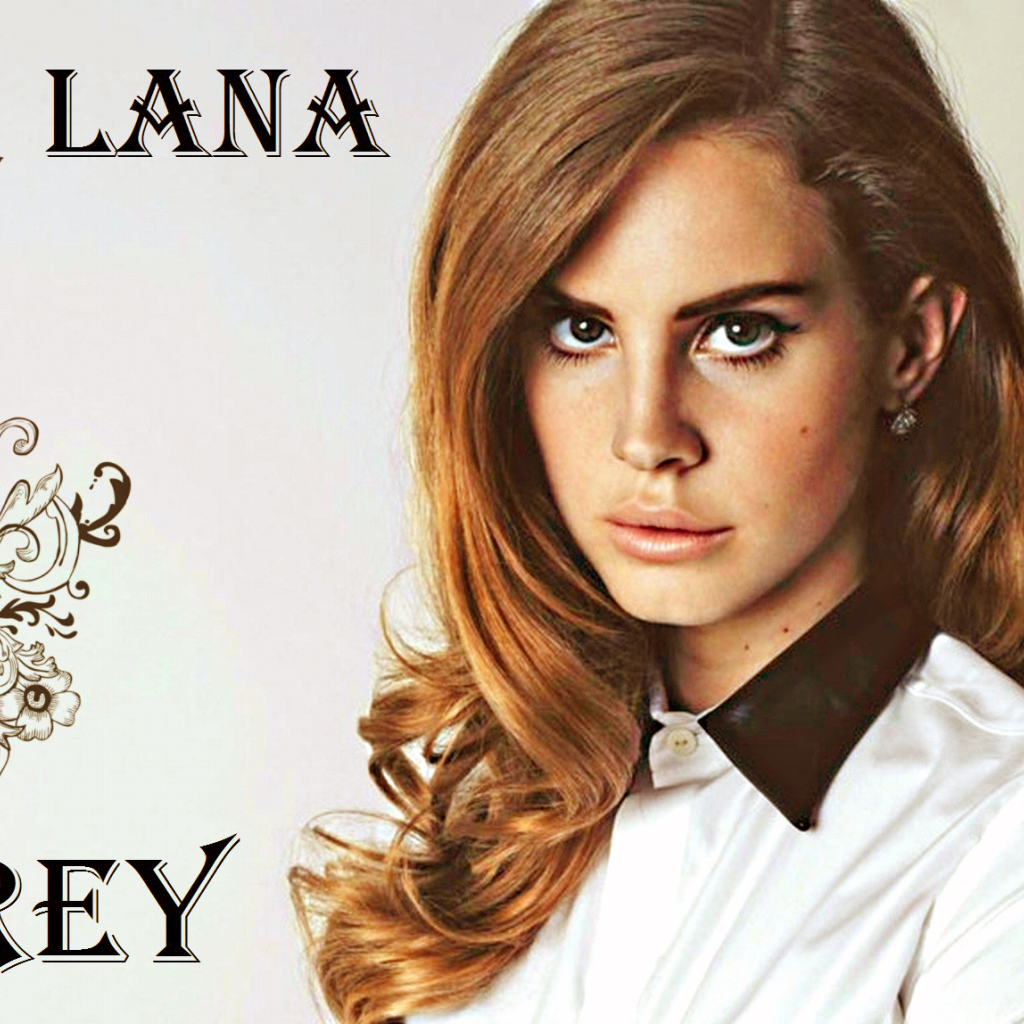 Lana Del Rey в белой рубашке HD