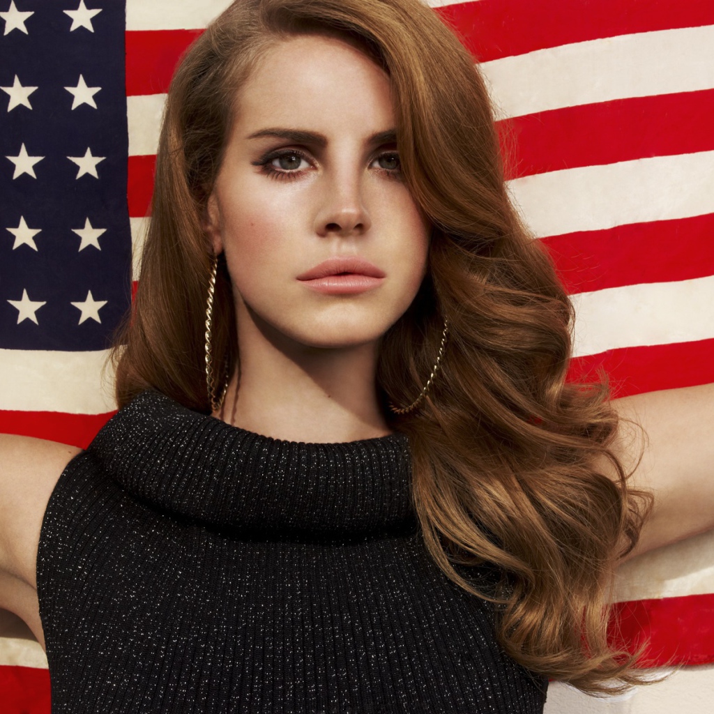 Lana Del Rey американский флаг