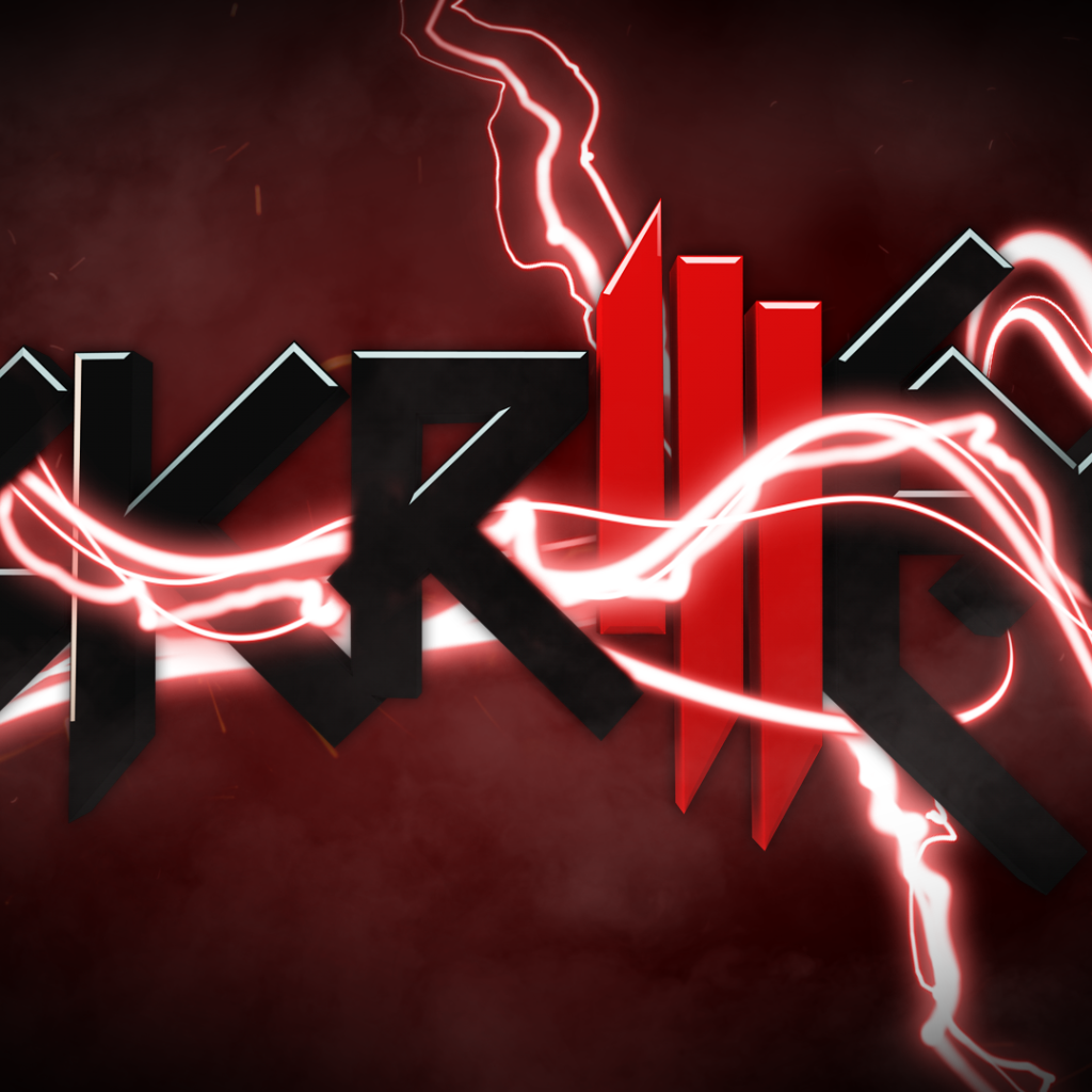 Skrillex потрясающая красная заставка
