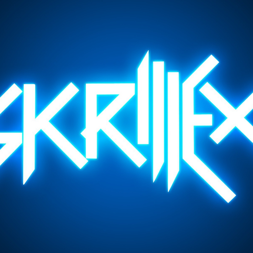 Skrillex Синий рисунок