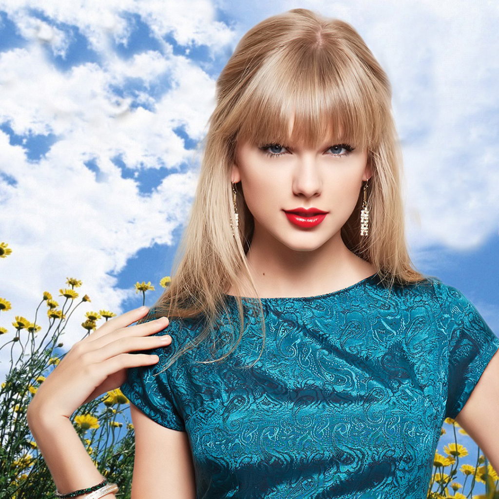 Taylor Swift голубое небо