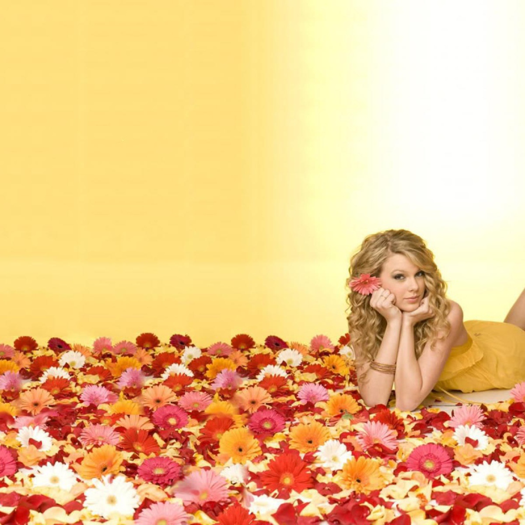 Taylor Swift в цветах