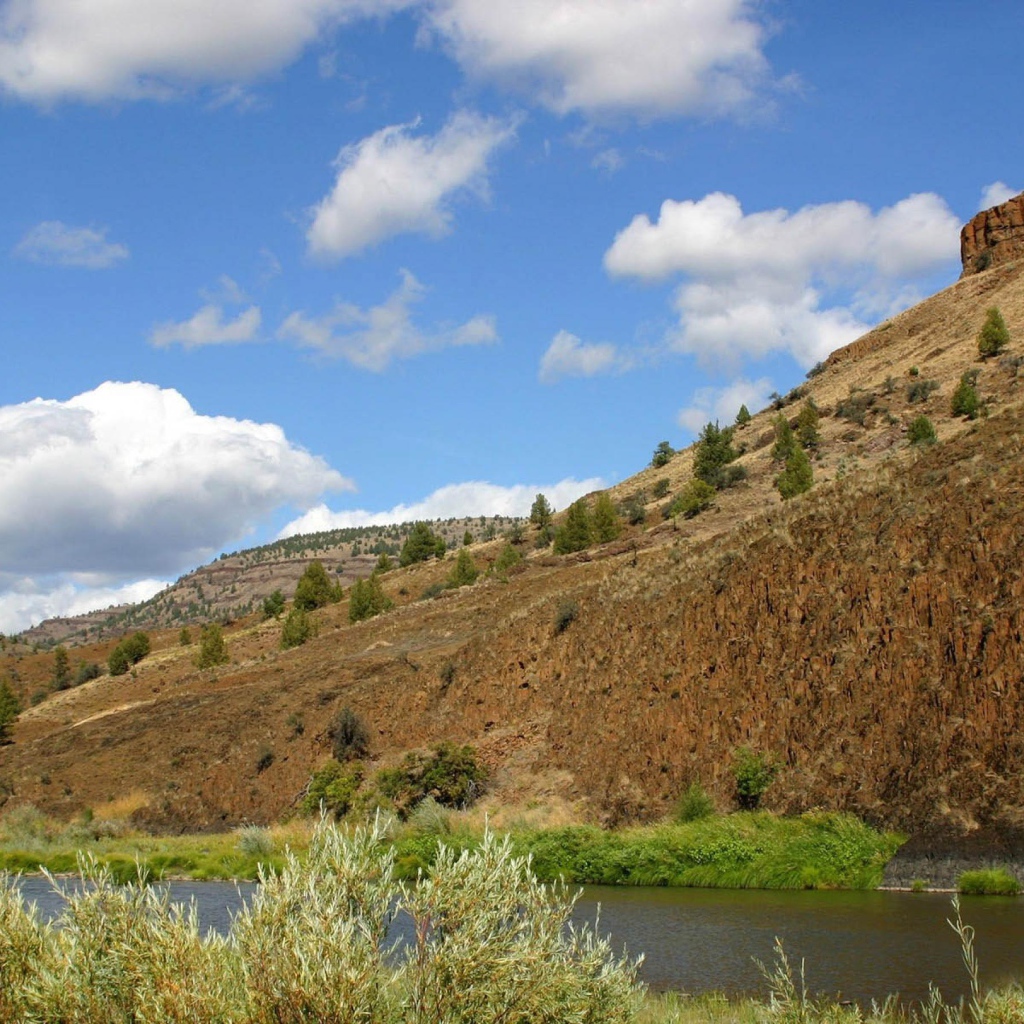 Гора и речка