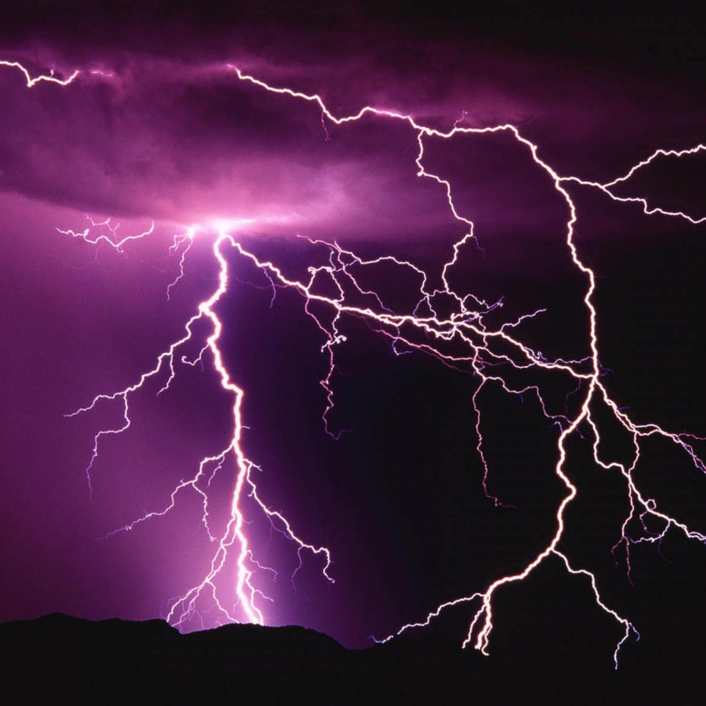 Молнии в небе