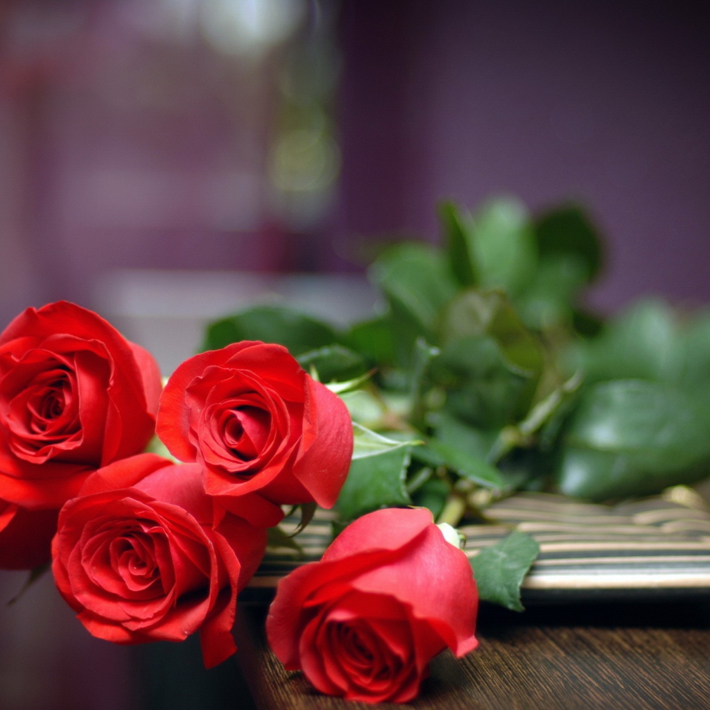 Букет красных роз