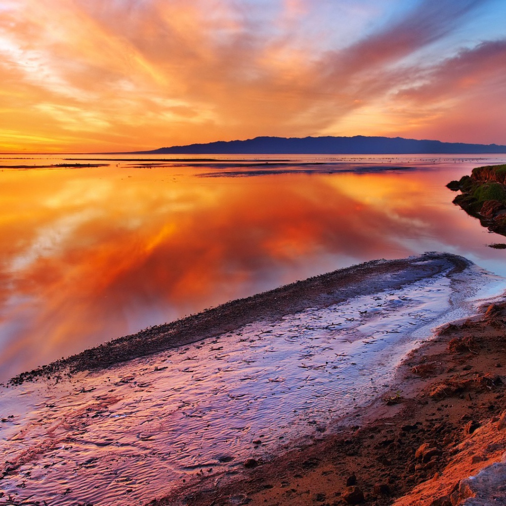 Разноцветный закат