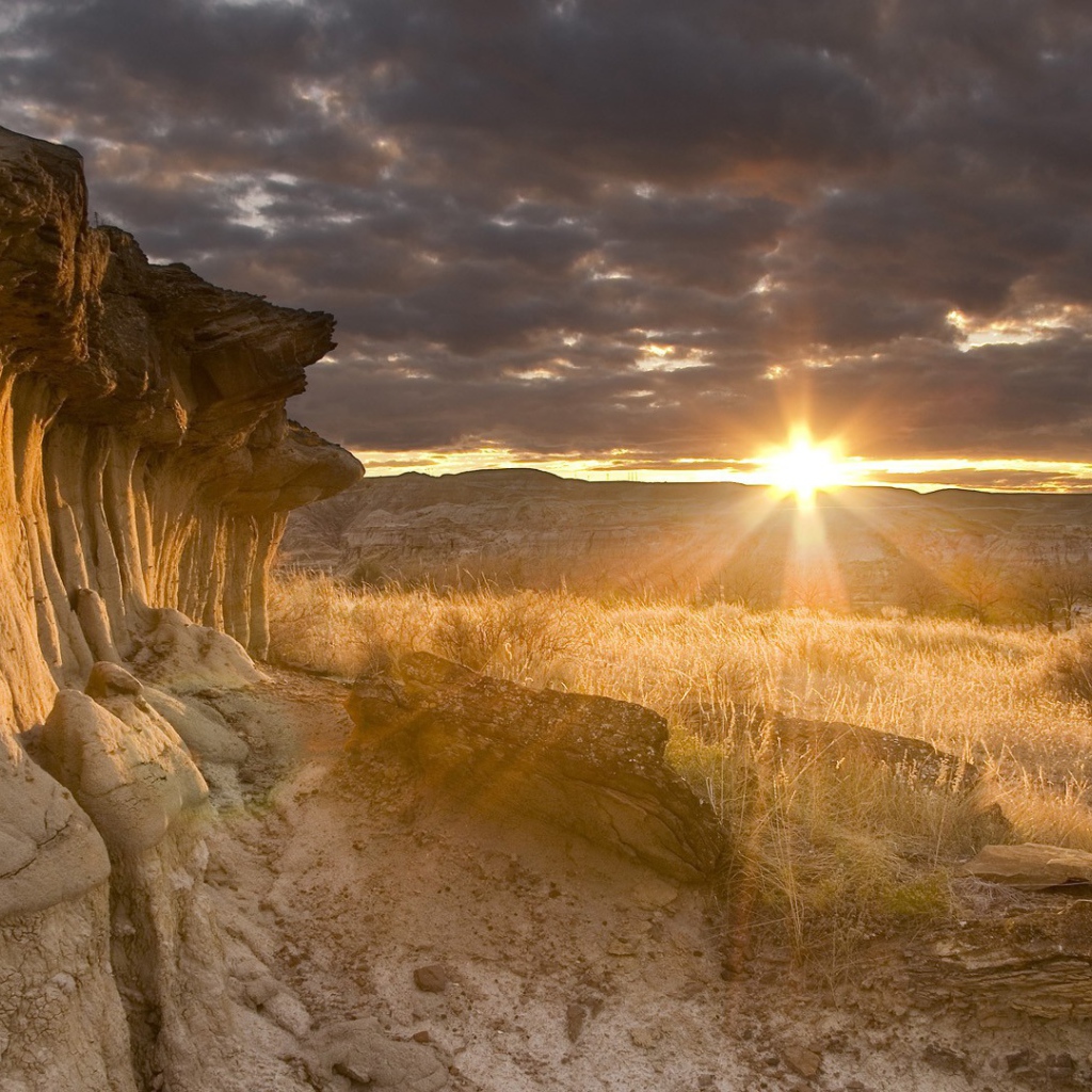 Закат в туче