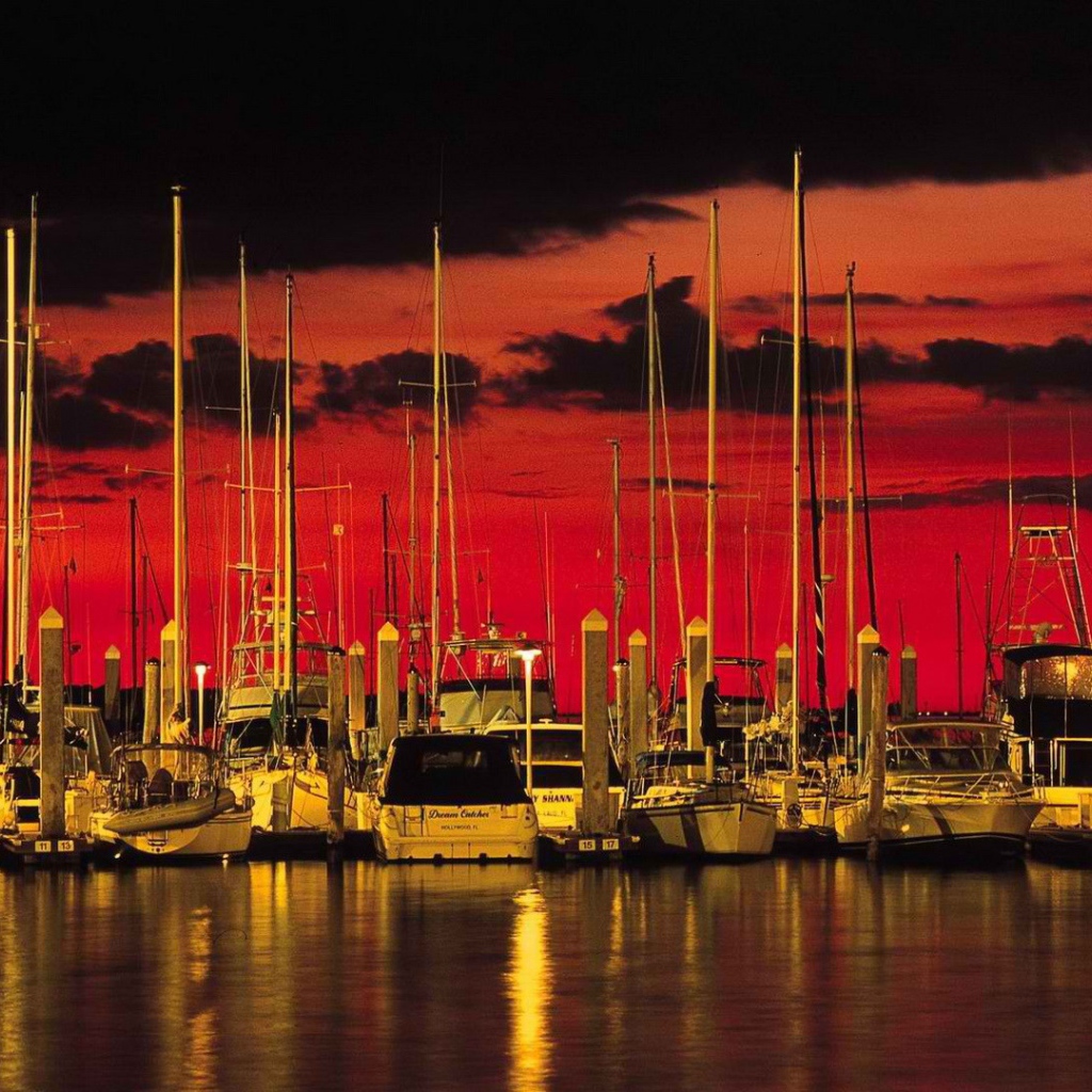 Яхты на пристани во Флориде