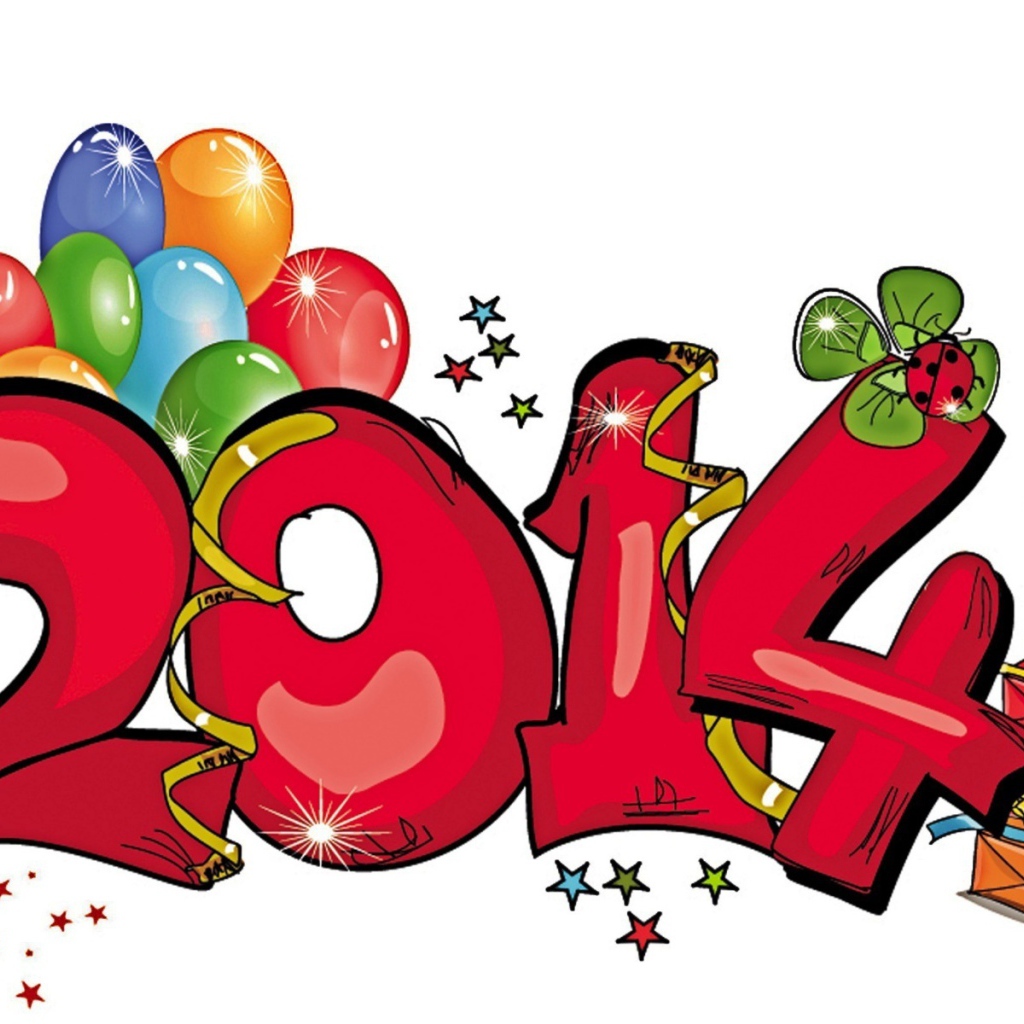 2014, красивый рисунок