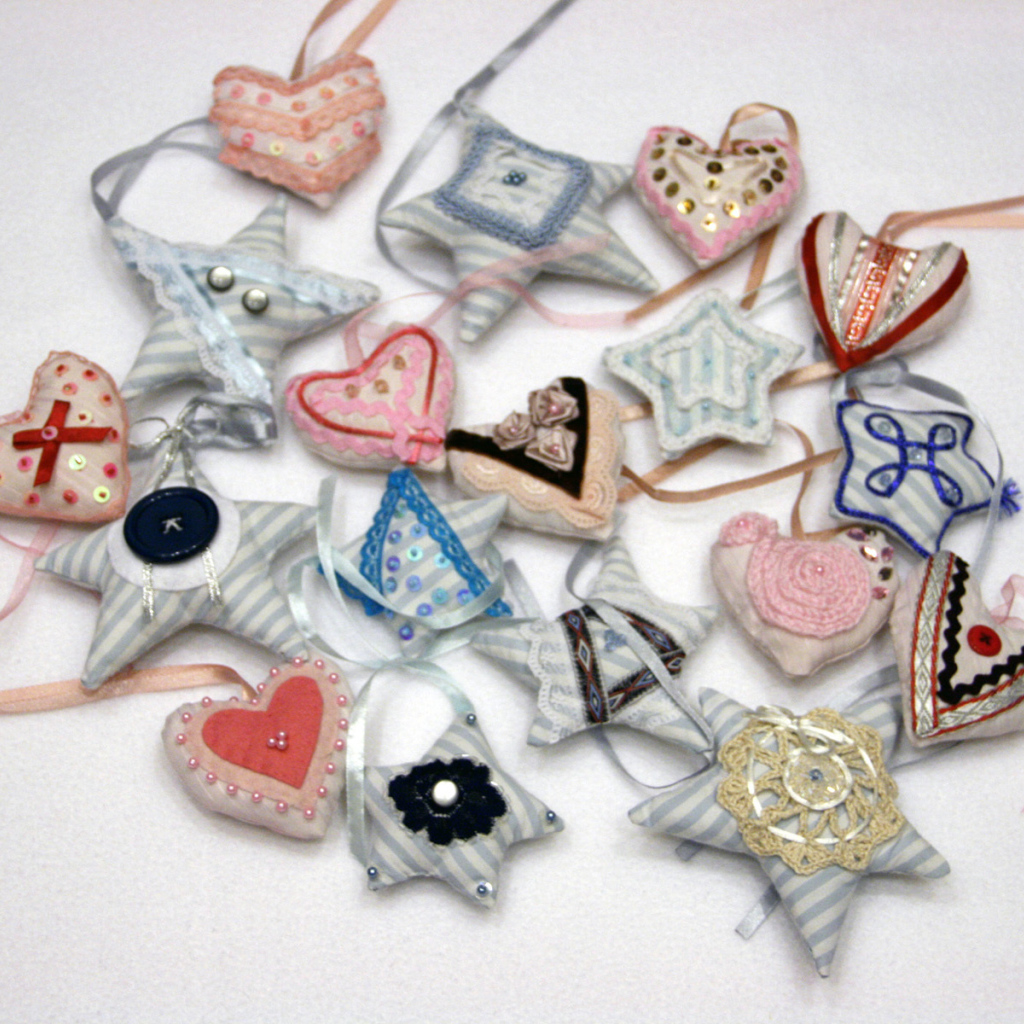 Елочные игрушки ручной работы