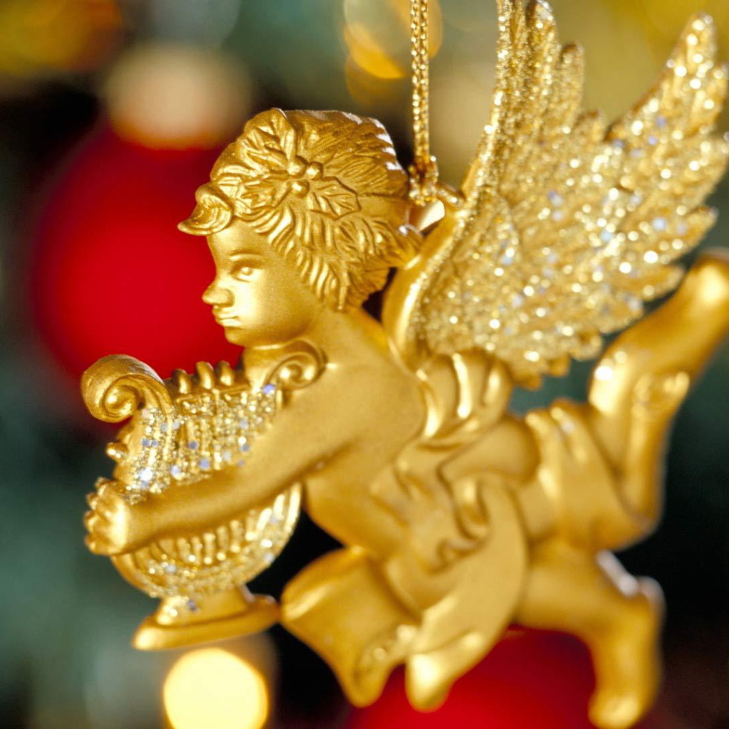 Елочные игрушки ангелы