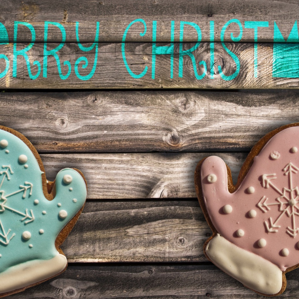 Пряничные рукавицы на Новый год