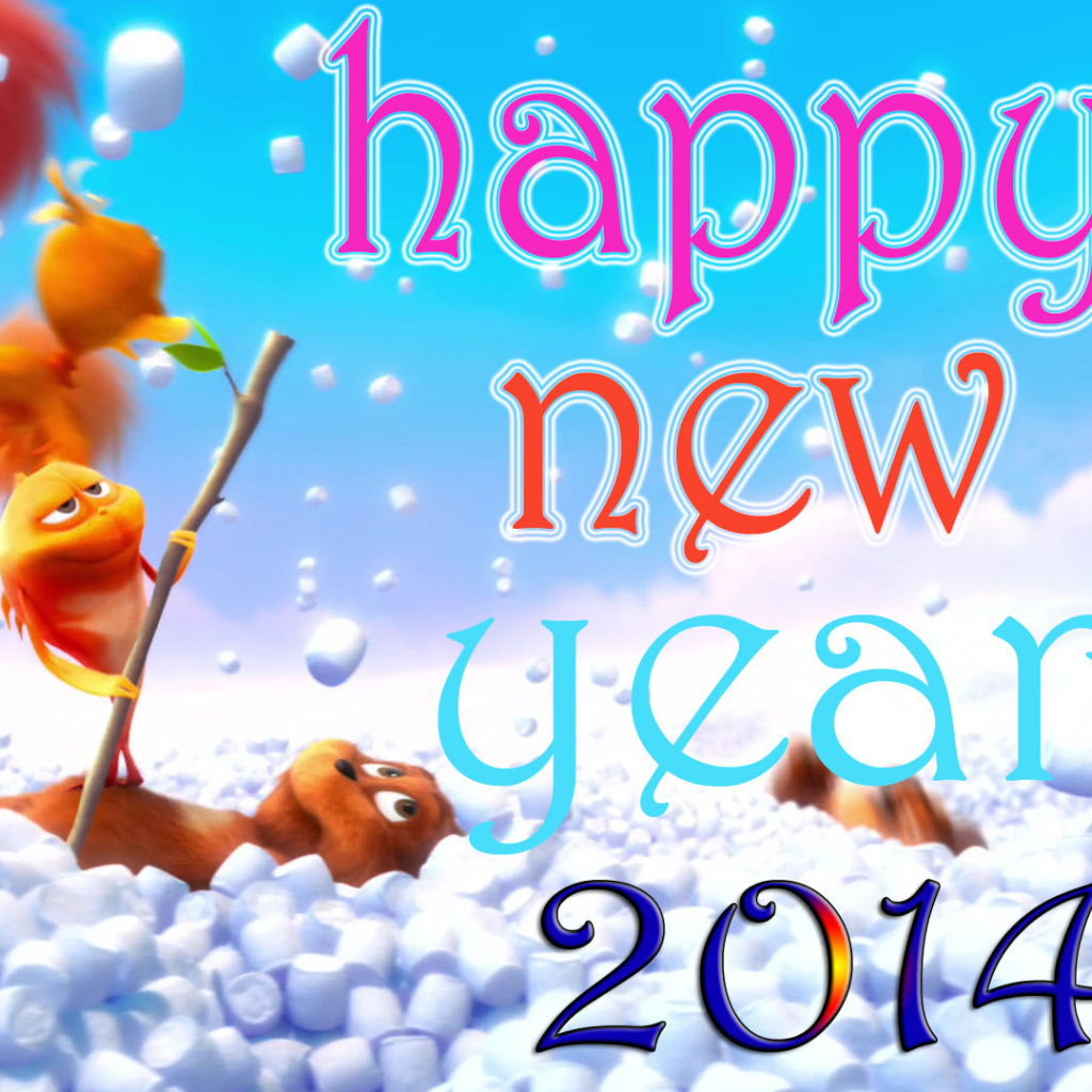 С Новым годом 2014 золотой лошади