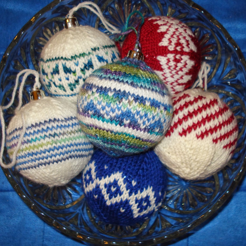 Bязаные елочные игрушки