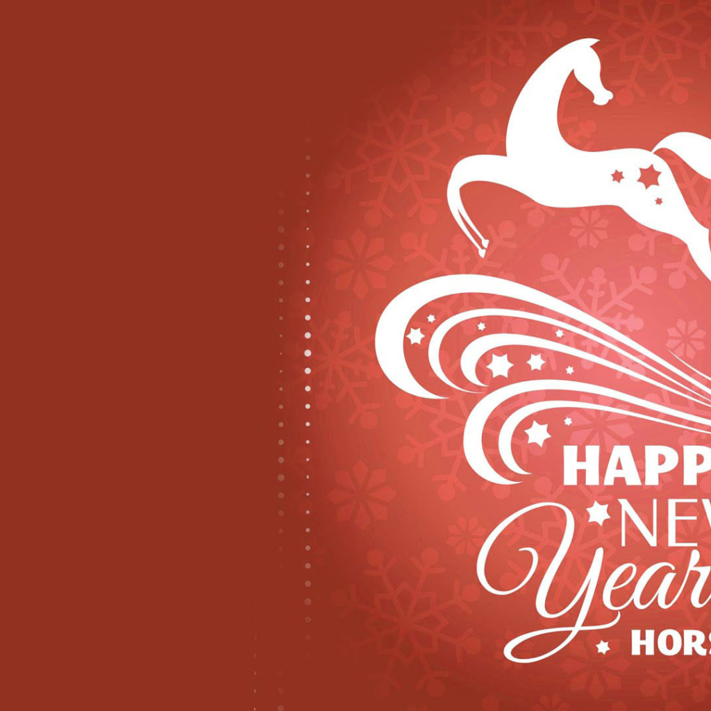 Праздник Нового 2014 Года лошади