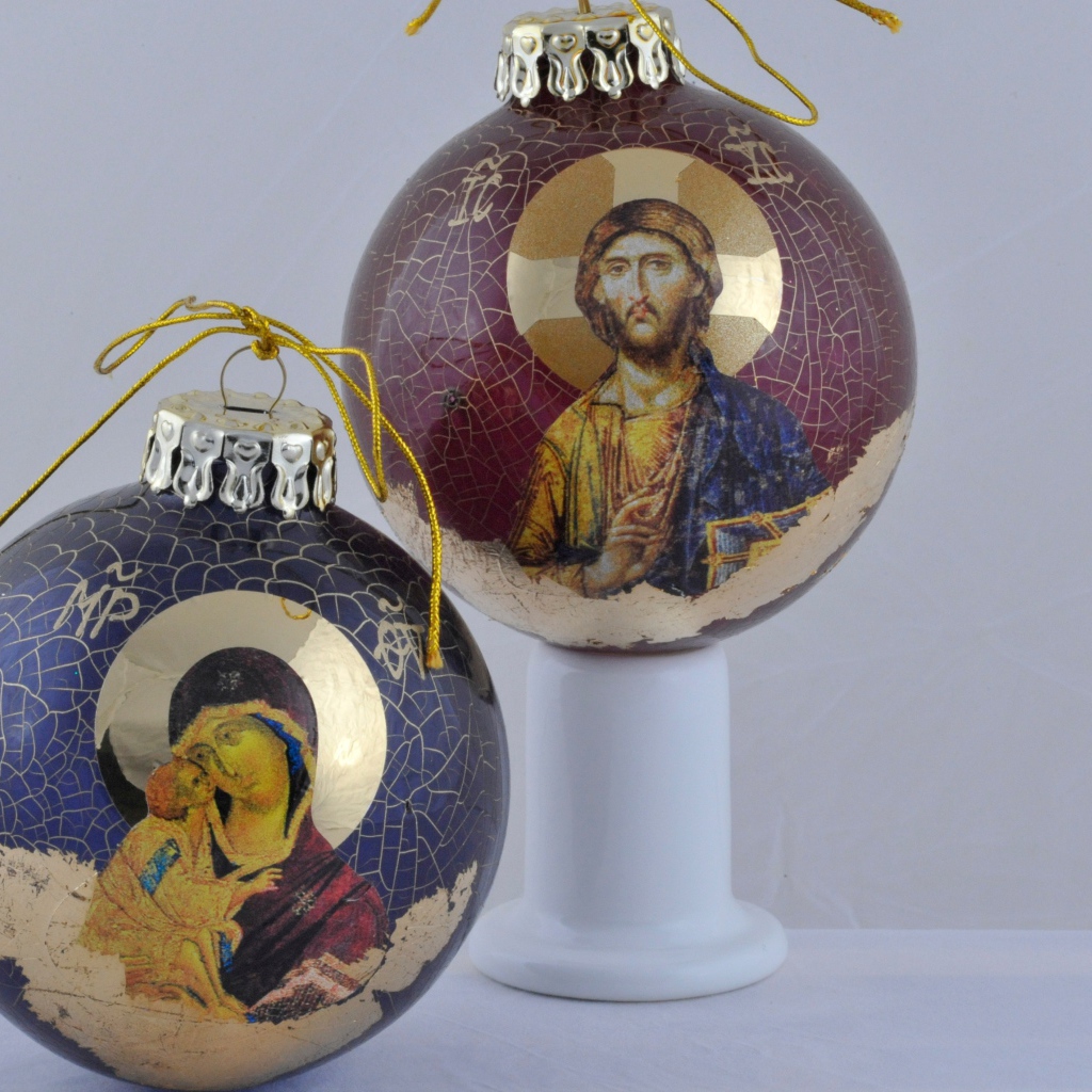 Pоспись елочных игрушек