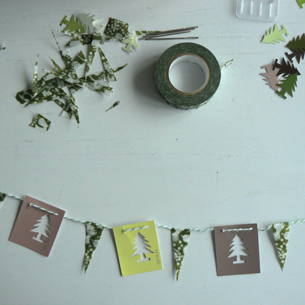 Бумажные гирлянды своими руками