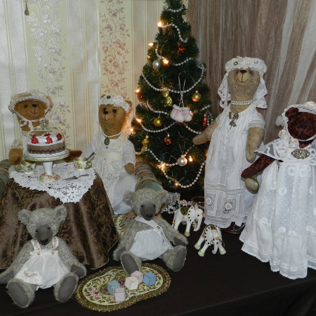 Bатные елочные игрушки