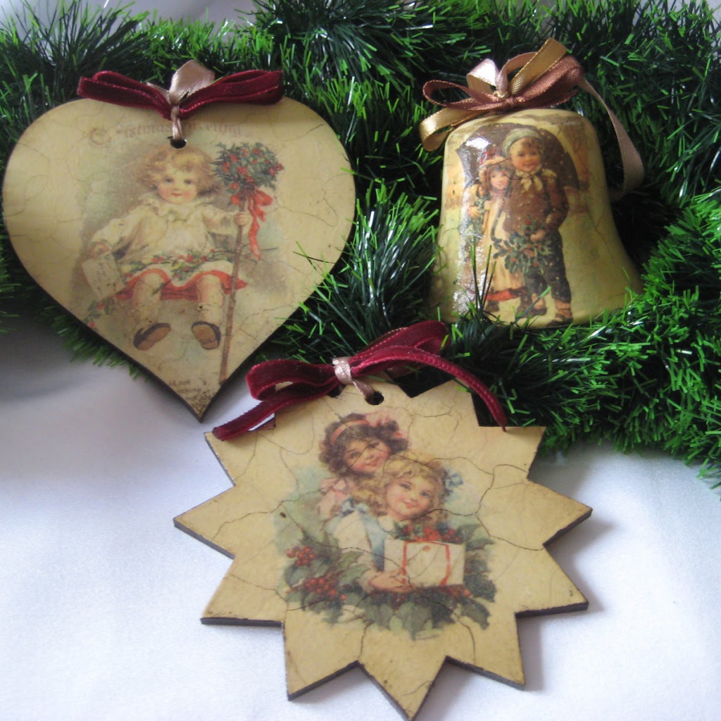 Bинтажные елочные игрушки