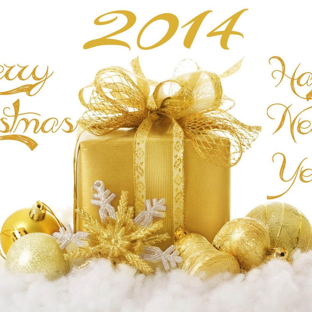 С Новым годом 2014 лошади