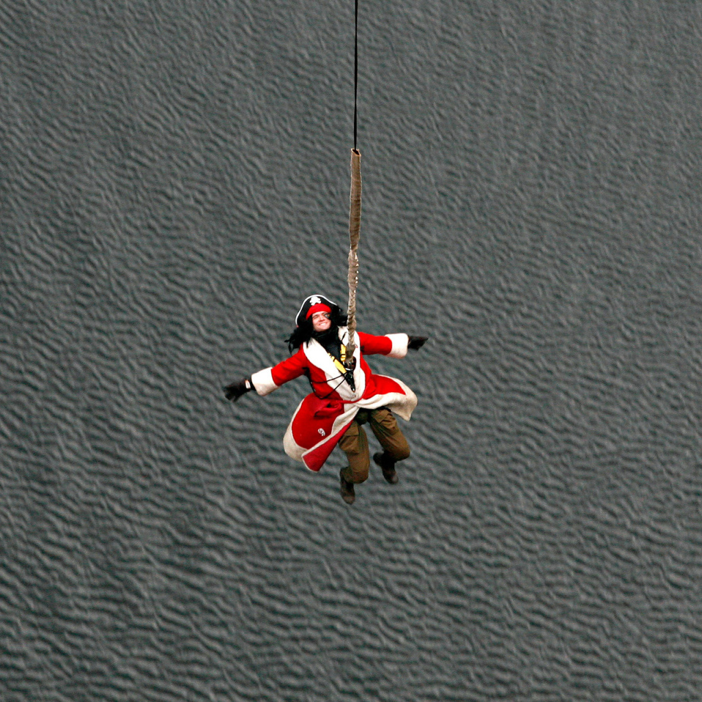 Прыгающий дед мороз