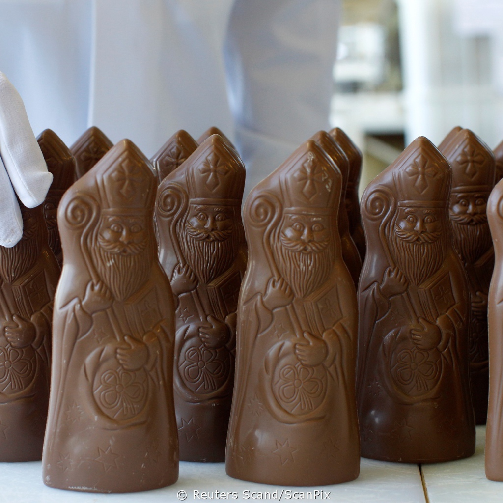 Шоколадный дед мороз