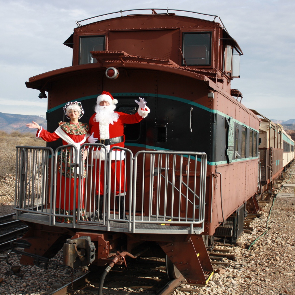 Поезд к деду морозу