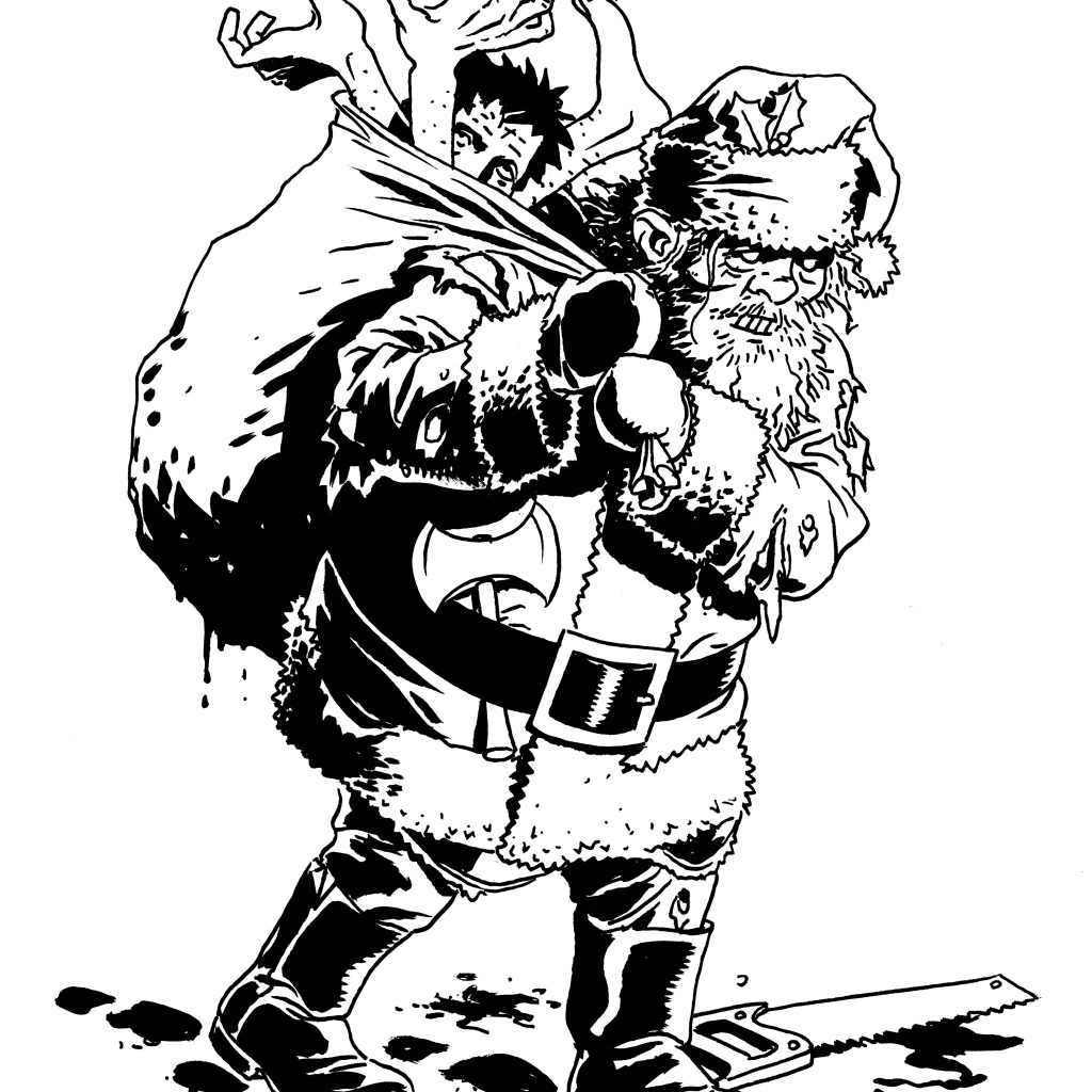 3омби дед мороз