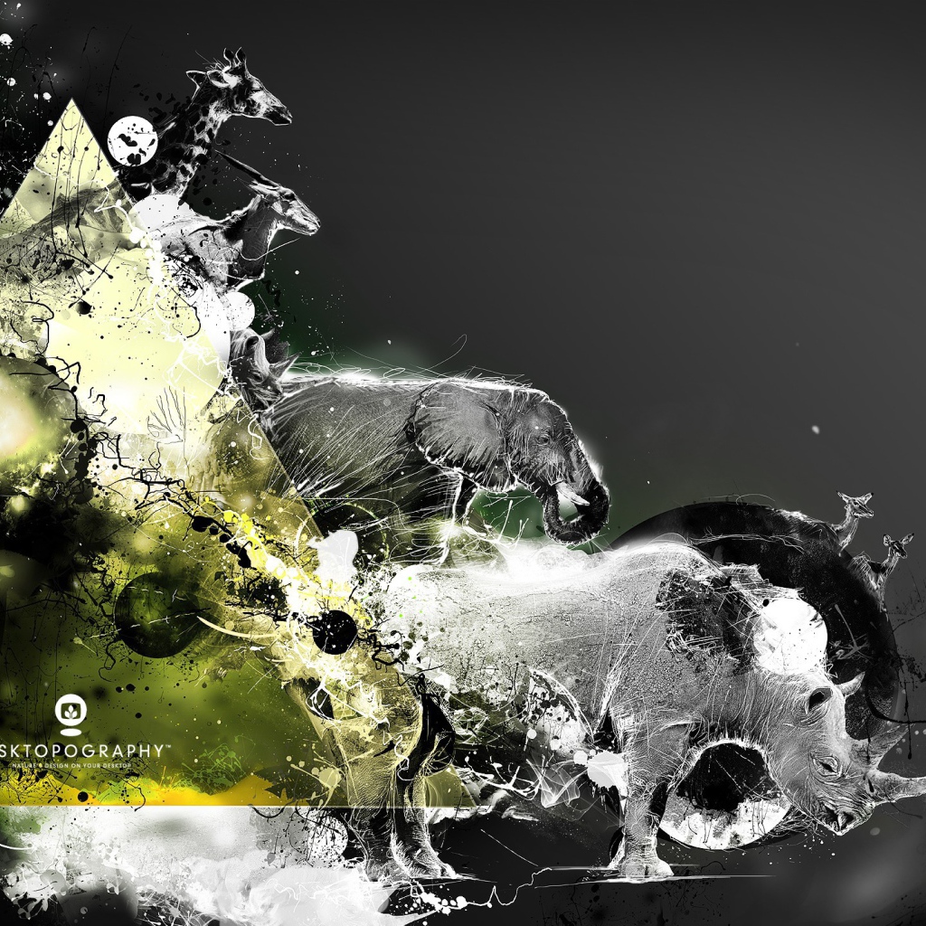 Фотоиллюстрация с животными