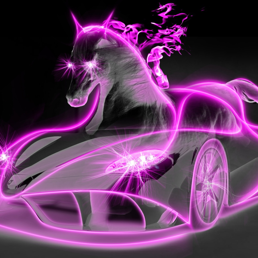 Розовая лошадь